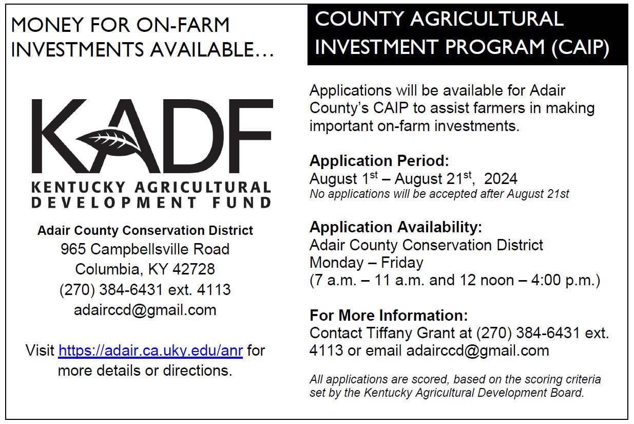 Agriculture & Natural Resources | Adair County Extension Office